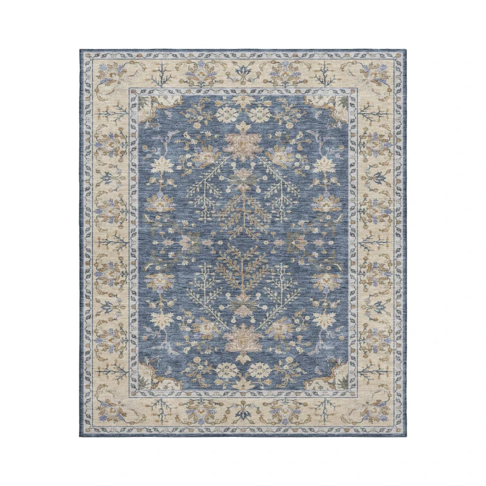 Dalyn Luxury Washable Hatay HY9 Blue 2'6" x 3'10" Rug