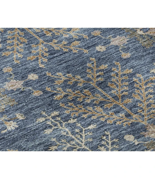 Dalyn Luxury Washable Hatay HY9 Blue 3' x 5' Rug