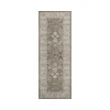 Dalyn Luxury Washable Hatay HY9 Brown 2'3" x 7'6" Runner Rug