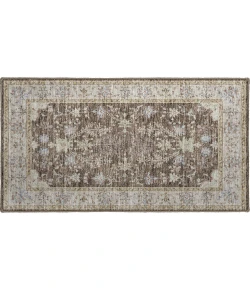 Dalyn Luxury Washable Hatay HY9 Brown 1'8" x 2'6" Rug