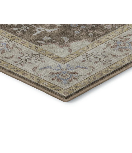 Dalyn Luxury Washable Hatay HY9 Brown 3' x 5' Rug