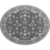 Dalyn Luxury Washable Hatay HY9 Charcoal 8' x 8' Round Rug