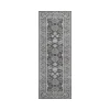 Dalyn Luxury Washable Hatay HY9 Charcoal 2'3" x 7'6" Runner Rug