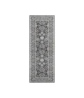 Dalyn Luxury Washable Hatay HY9 Charcoal 2'3" x 7'6" Runner Rug