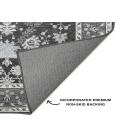 Dalyn Luxury Washable Hatay HY9 Charcoal 3' x 5' Rug