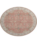 Dalyn Luxury Washable Hatay HY9 Coral 8' x 8' Round Rug