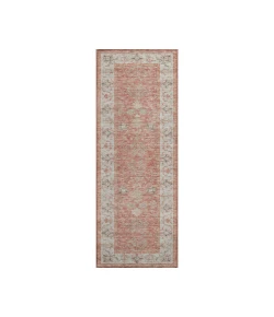 Dalyn Luxury Washable Hatay HY9 Coral 2'3" x 7'6" Runner Rug