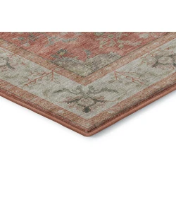 Dalyn Luxury Washable Hatay HY9 Coral 3' x 5' Rug