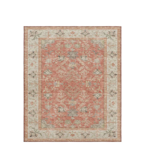 Dalyn Luxury Washable Hatay HY9 Coral 3' x 5' Rug