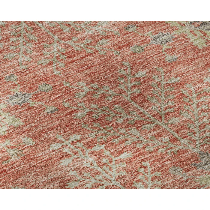 Dalyn Luxury Washable Hatay HY9 Coral 3' x 5' Rug