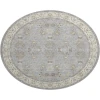 Dalyn Luxury Washable Hatay HY9 Gray 8' x 8' Round Rug