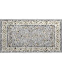 Dalyn Luxury Washable Hatay HY9 Gray 1'8" x 2'6" Rug