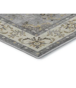 Dalyn Luxury Washable Hatay HY9 Gray 2'6" x 3'10" Rug