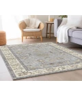 Dalyn Luxury Washable Hatay HY9 Gray 5' x 7'6" Rug