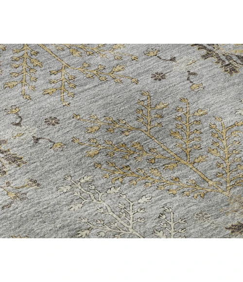 Dalyn Luxury Washable Hatay HY9 Gray 5' x 7'6" Rug
