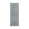 Dalyn Luxury Washable Hatay HY9 Sky 2'3" x 7'6" Runner Rug