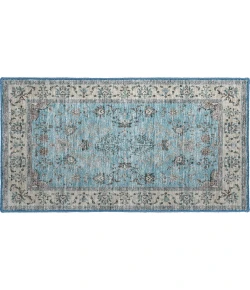 Dalyn Luxury Washable Hatay HY9 Sky 1'8" x 2'6" Rug