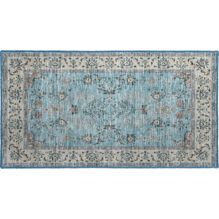 Dalyn Luxury Washable Hatay HY9 Sky 1'8" x 2'6" Rug