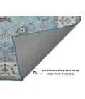 Dalyn Luxury Washable Hatay HY9 Sky 3' x 5' Rug