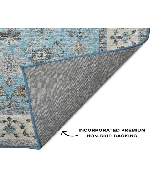 Dalyn Luxury Washable Hatay HY9 Sky 3' x 5' Rug