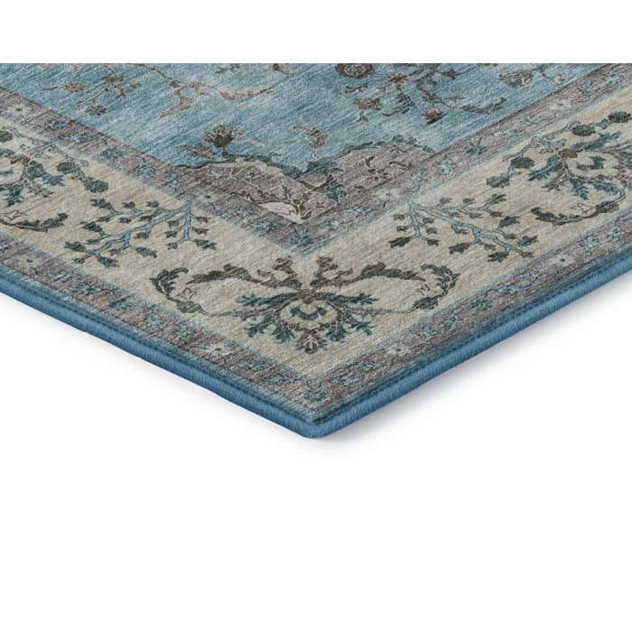 Dalyn Luxury Washable Hatay HY9 Sky 8' x 8' Round Rug