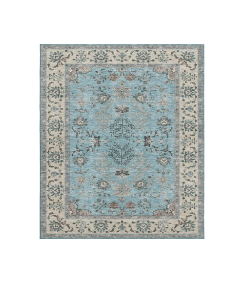 Dalyn Luxury Washable Hatay HY9 Sky 3' x 5' Rug