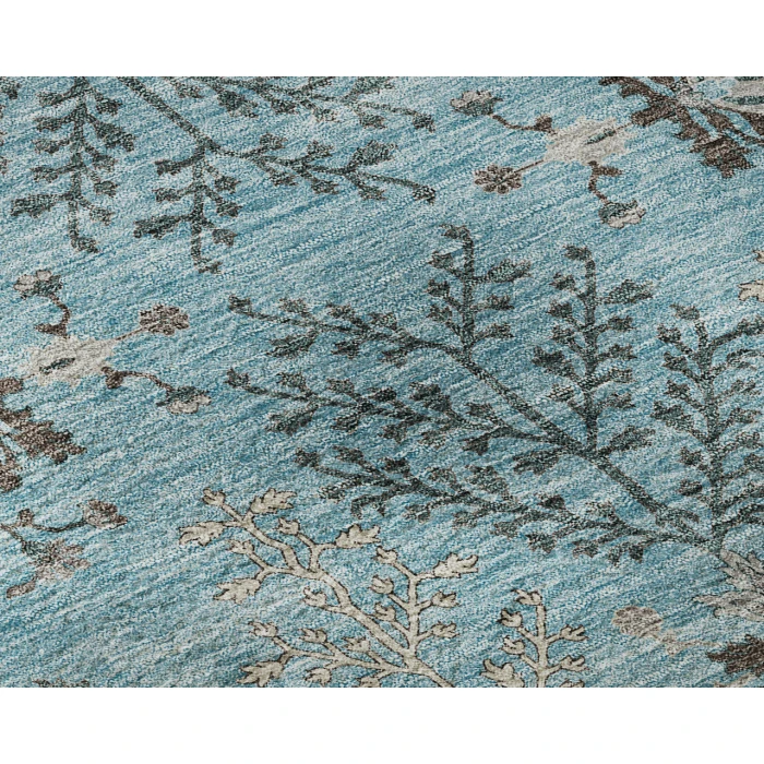 Dalyn Luxury Washable Hatay HY9 Sky 8' x 8' Round Rug
