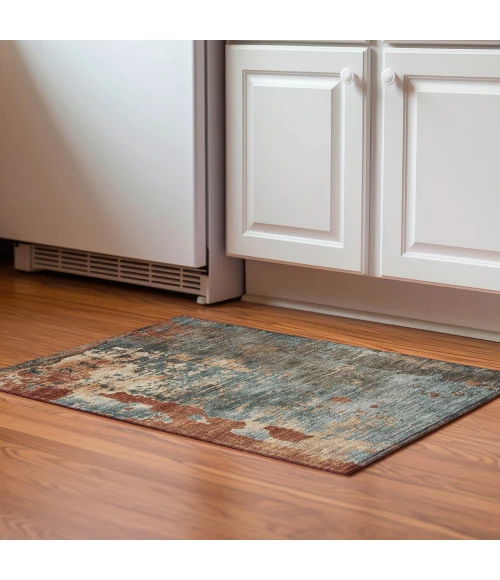 Dalyn Kochi Teal KC11 1ft.8in. x 2ft.6in. Rug