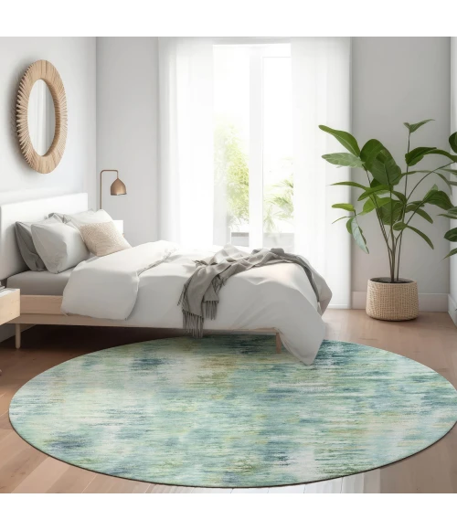 Dalyn Kochi Teal KC1 8ft. x 8ft. Rug