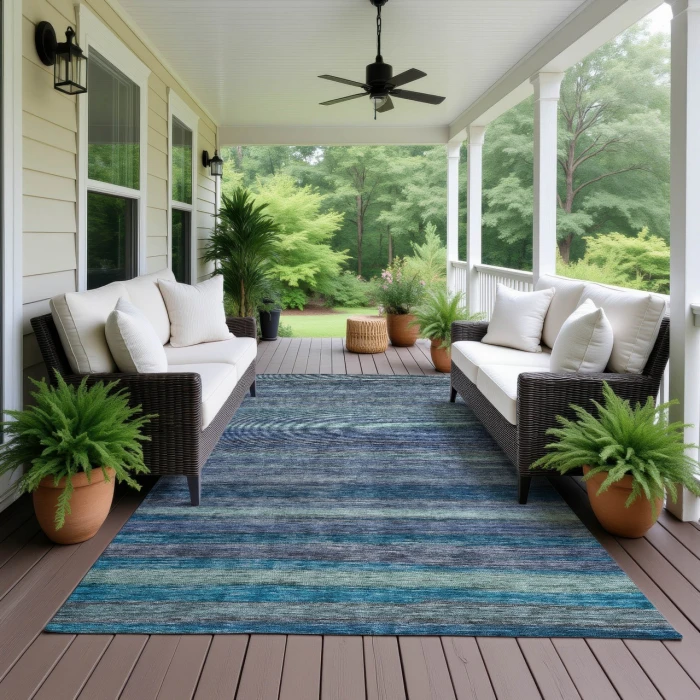 Dalyn Kochi Blue KC5 10ft. x 14ft. Rug