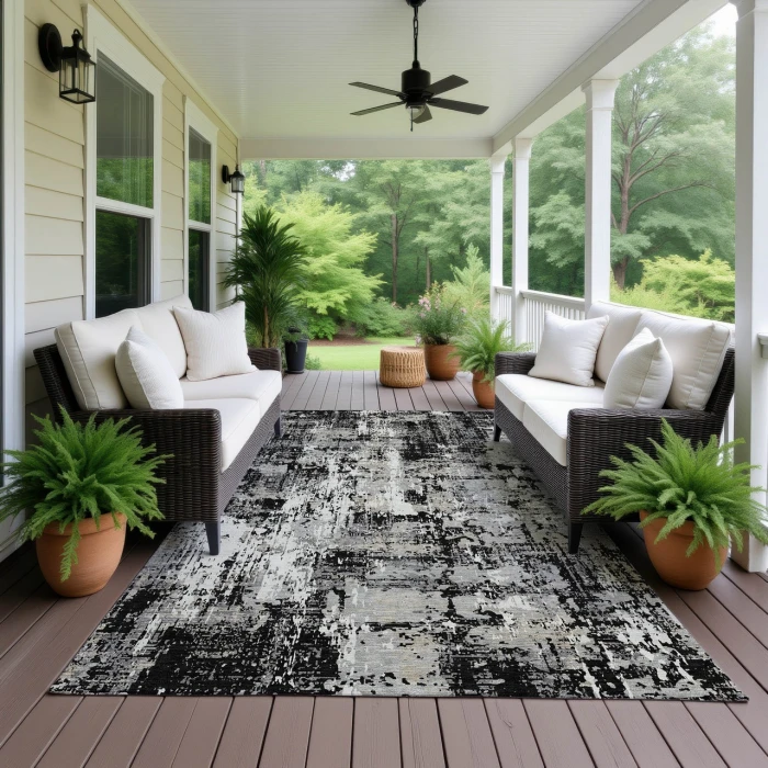Dalyn Kochi Black KC7 5ft. x 7ft.6in. Rug