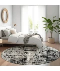 Dalyn Kochi Black KC7 8ft. x 8ft. Rug