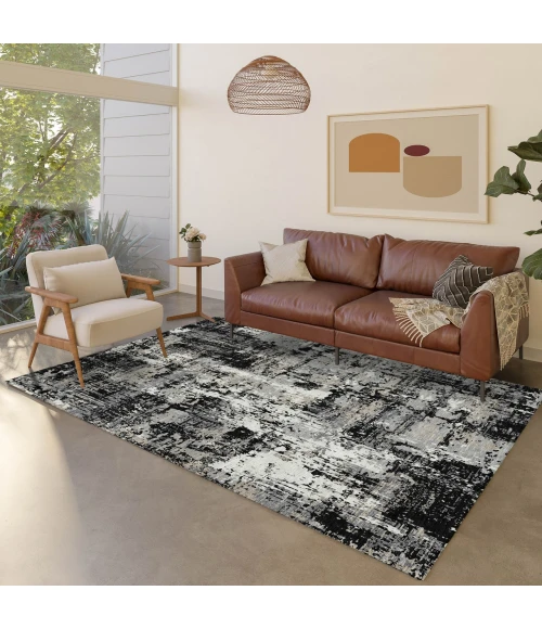 Dalyn Kochi Black KC7 8ft. x 10ft. Rug
