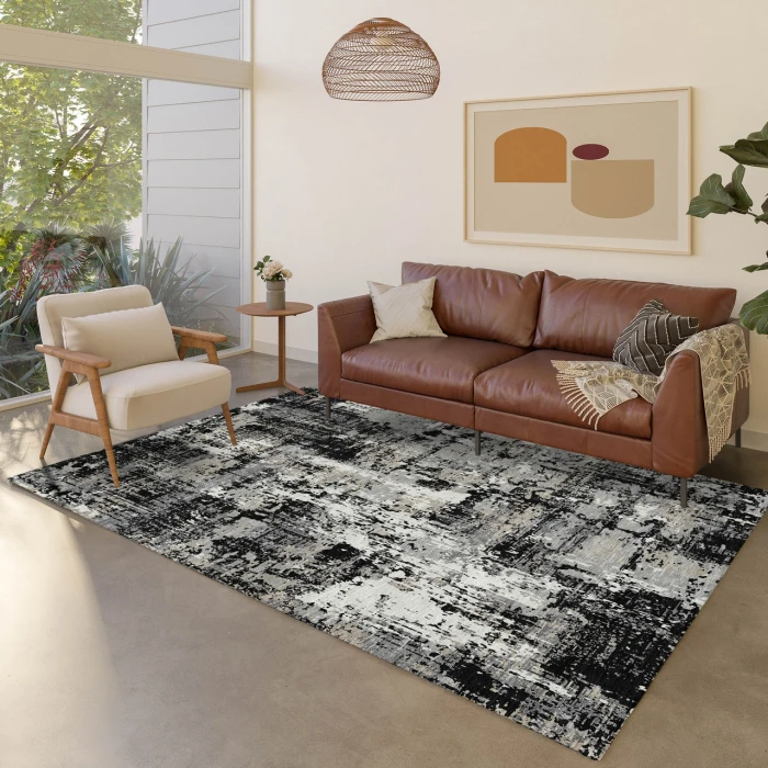Dalyn Kochi Black KC7 5ft. x 7ft.6in. Rug