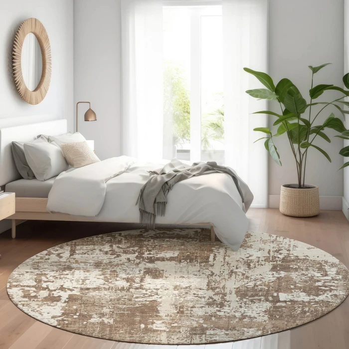 Dalyn Kochi Brown KC7 8ft. x 8ft. Rug