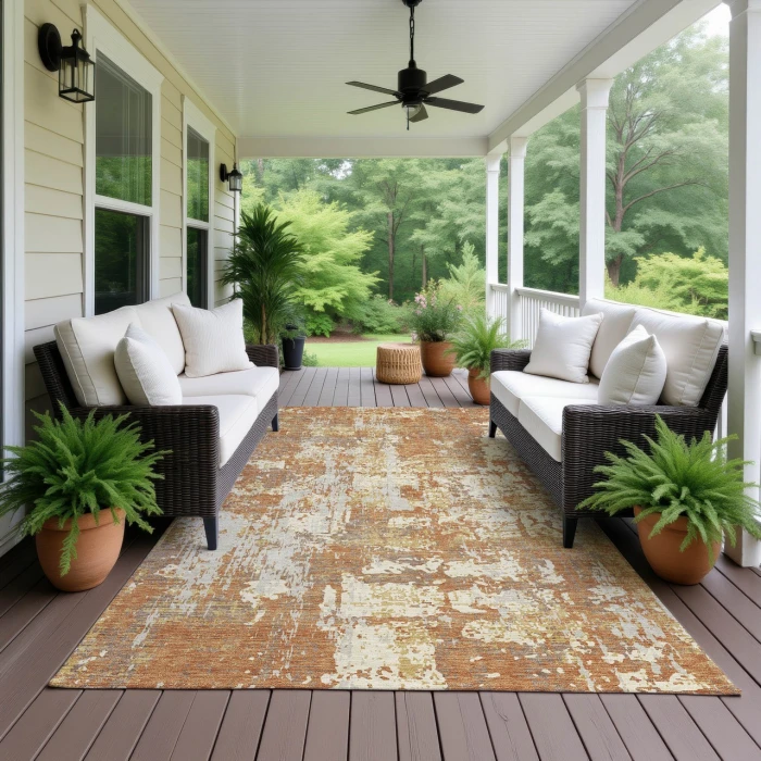 Dalyn Kochi Orange KC7 5ft. x 7ft.6in. Rug