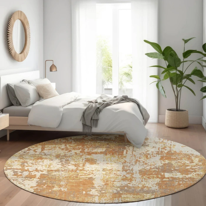 Dalyn Kochi Orange KC7 8ft. x 8ft. Rug
