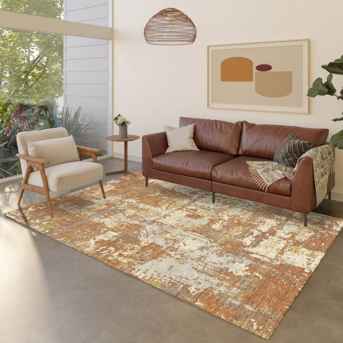Dalyn Kochi Orange KC7 5ft. x 7ft.6in. Rug