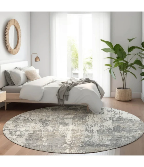 Dalyn Kochi Gray KC7 8ft. x 8ft. Rug