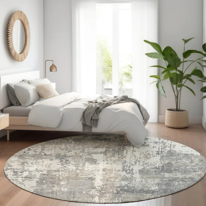 Dalyn Kochi Gray KC7 8ft. x 8ft. Rug