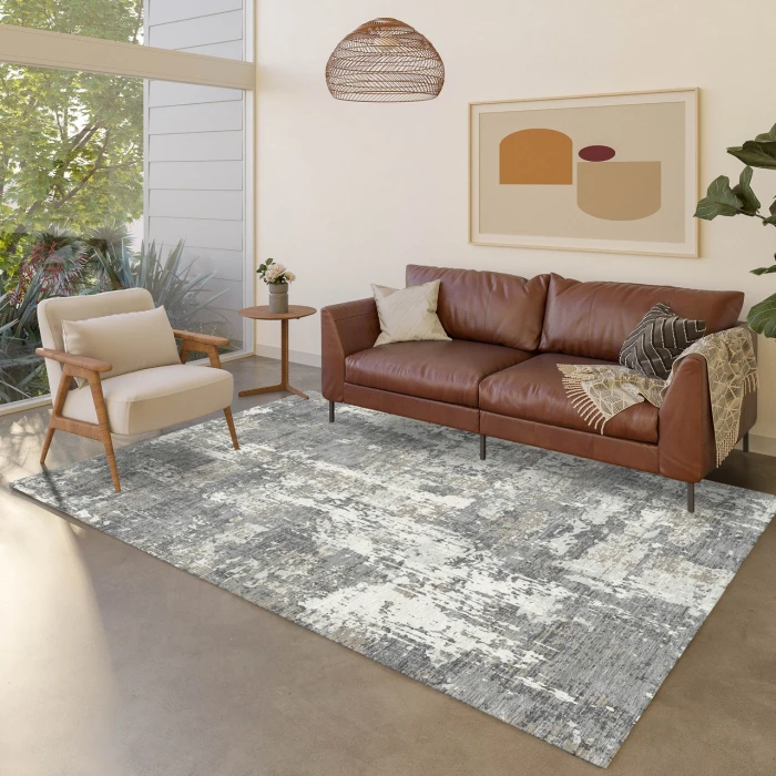 Dalyn Kochi Gray KC7 5ft. x 7ft.6in. Rug