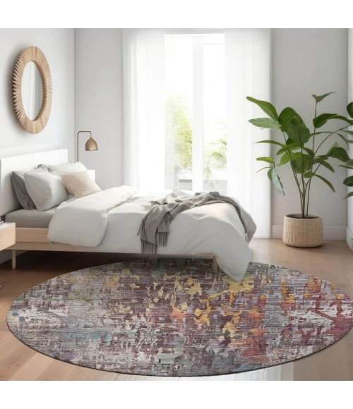 Dalyn Kochi Purple KC8 8ft. x 8ft. Rug
