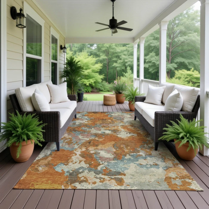 Dalyn Kochi Orange KC9 9ft. x 12ft. Rug