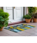 Dalyn Indoor/Outdoor Kendall KE13 Ink Washable 1'8" x 2'6" Rug