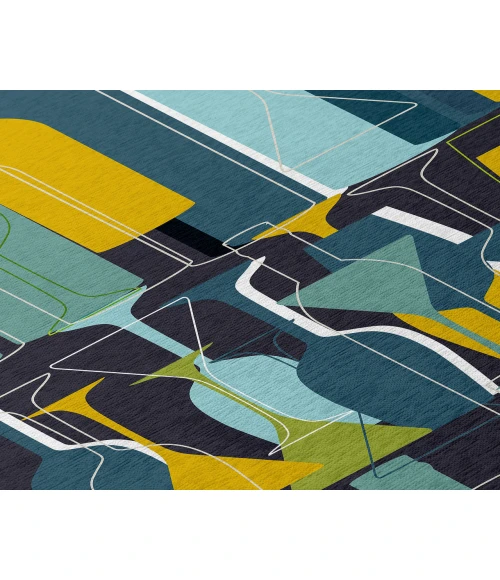 Dalyn Indoor/Outdoor Kendall KE13 Ink Washable 8' x 10' Rug