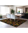 Dalyn Indoor/Outdoor Kendall KE2 Black Washable 9' x 12' Rug