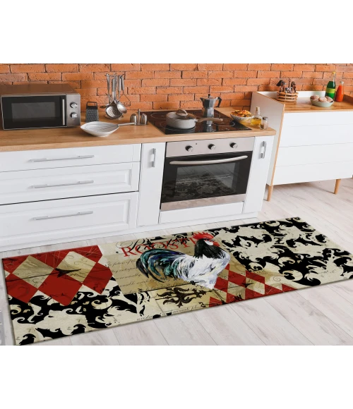 Dalyn Indoor/Outdoor Kendall KE3 Khaki Washable 2'3" x 7'6" Runner Rug