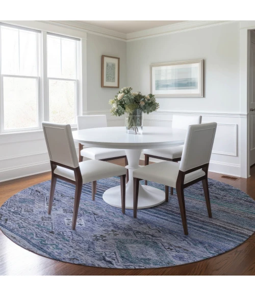 Dalyn Karaj Blue KJ4 8ft. x 8ft. Rug