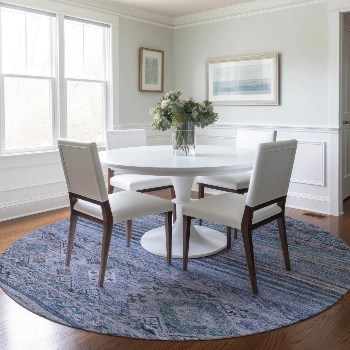 Dalyn Karaj Blue KJ4 8ft. x 8ft. Rug
