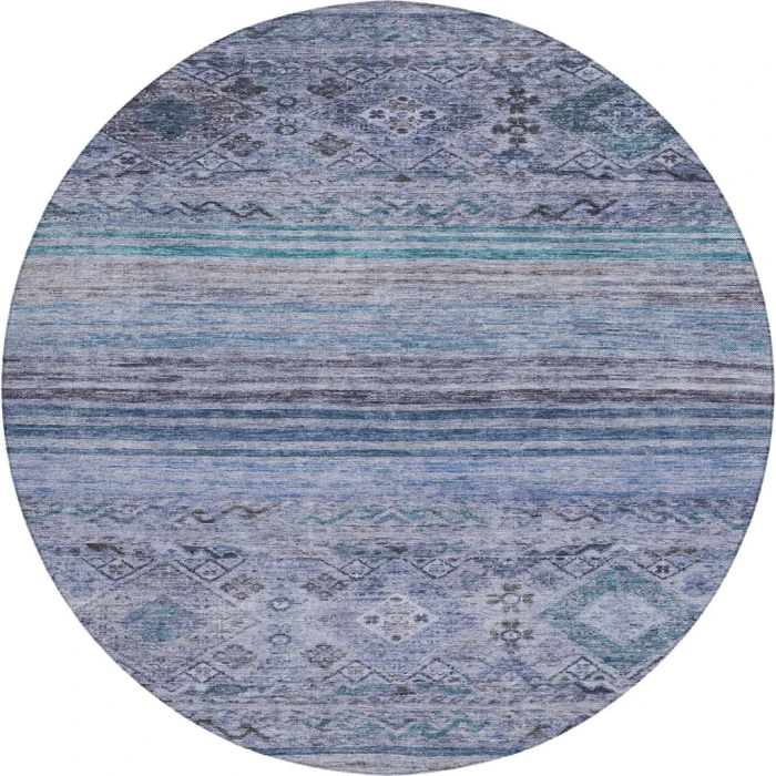 Dalyn Karaj Blue KJ4 8ft. x 8ft. Rug